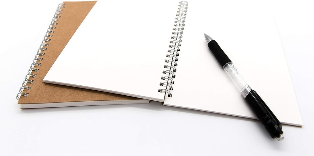 Portable Soft Cover Notebook Journal 100 Pages 2 Pack for Creative Writing