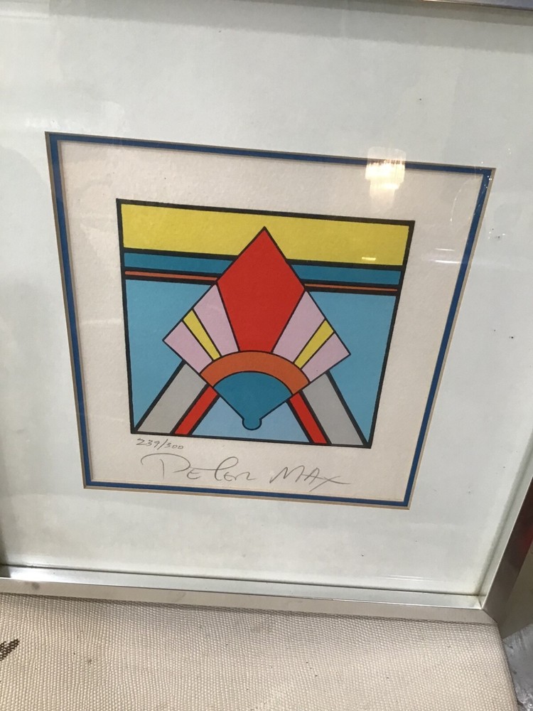 $3,200. PETER MAX ABSTRACTLITHOGRAPH signed and numbered