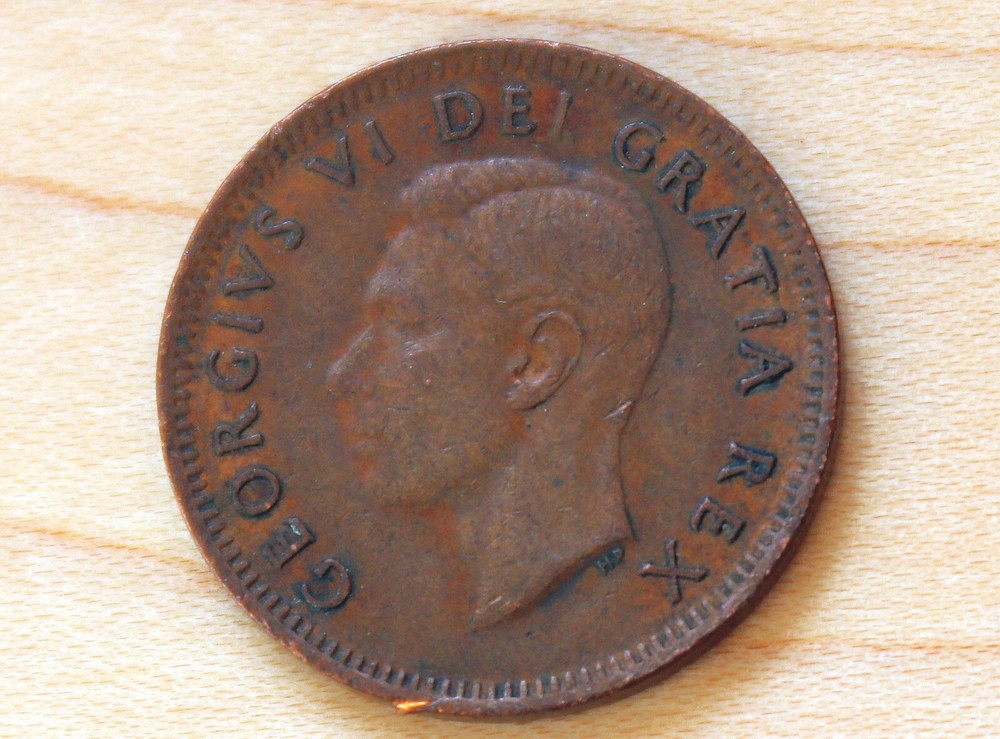 1951 Canada 1 Cent George VI