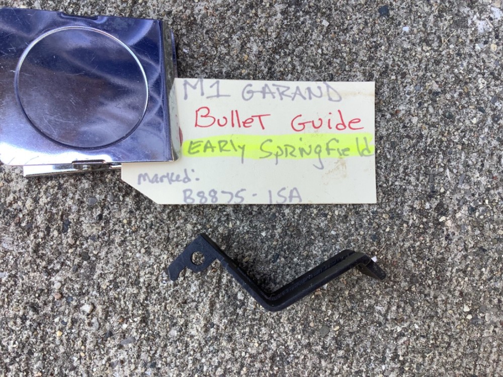 M1 Garand Springfield Bullet Guide Early Springfield