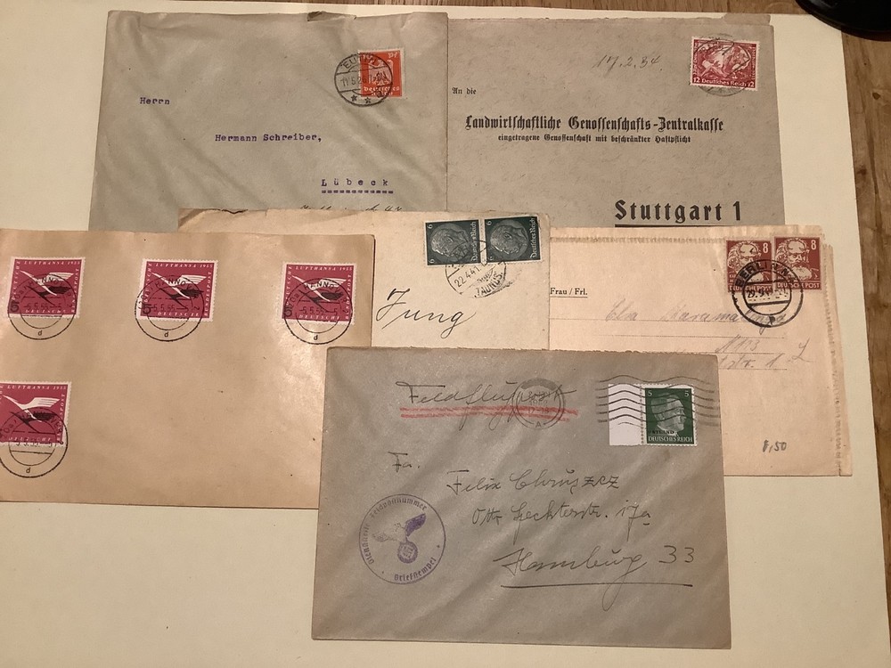 Germany Third Reich & After covers &  postal stationary items   Ref A487