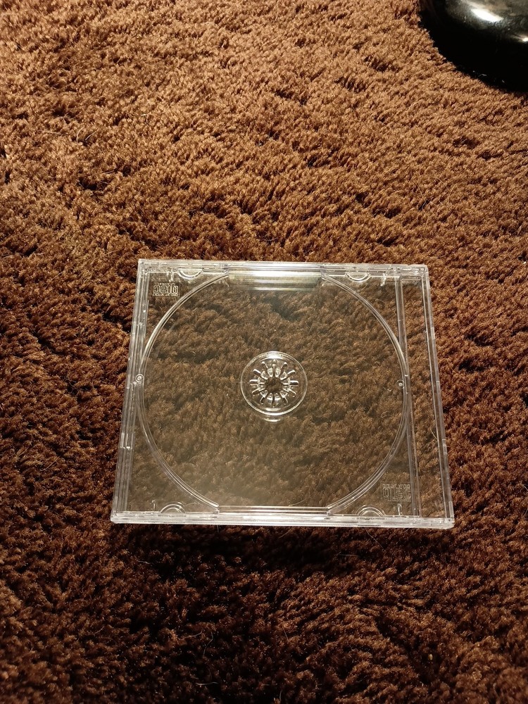 Clear Jewl Cd Case Hard Plastic CD/DVD Storage Awsome