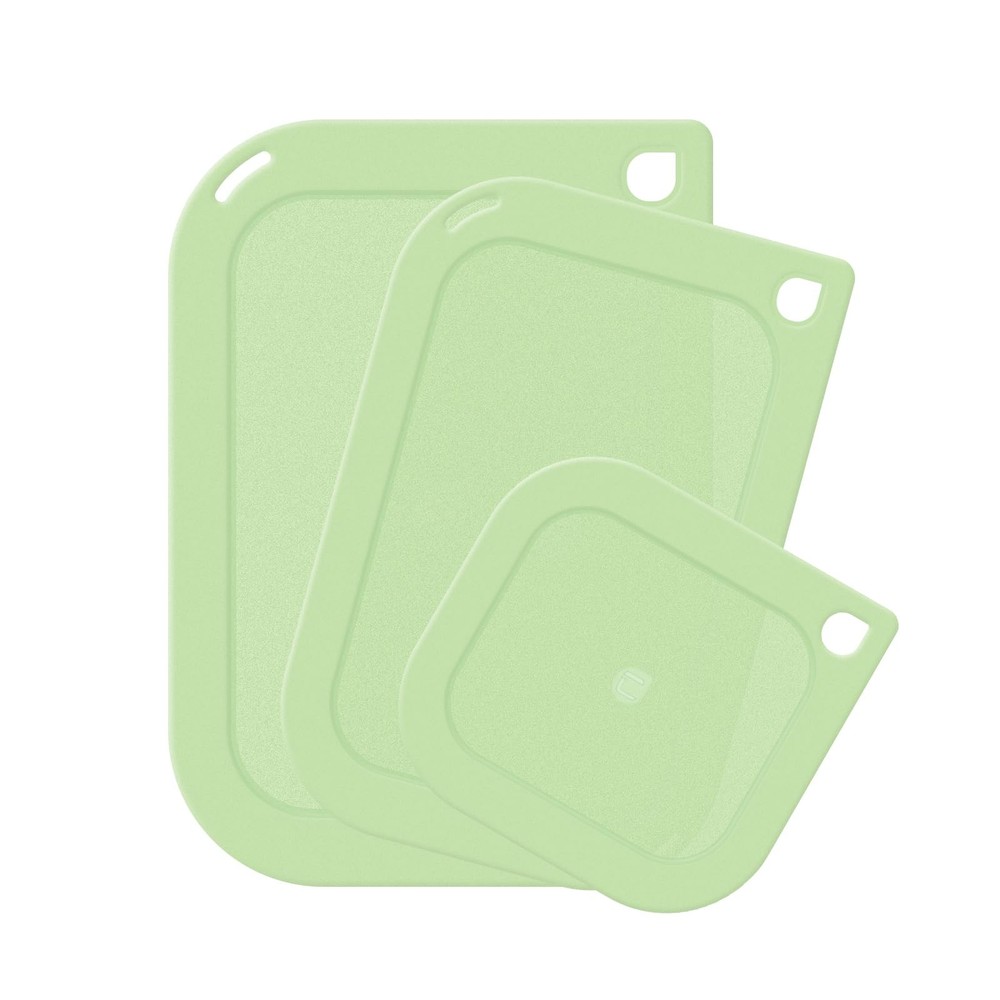 Plastic Cutting Boards for Kitchen, Chopping Board 3-Pack with Different Size...