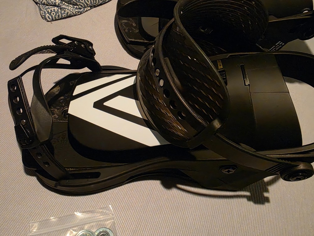 Union Atlas Pro Bindings Black/White Size Large