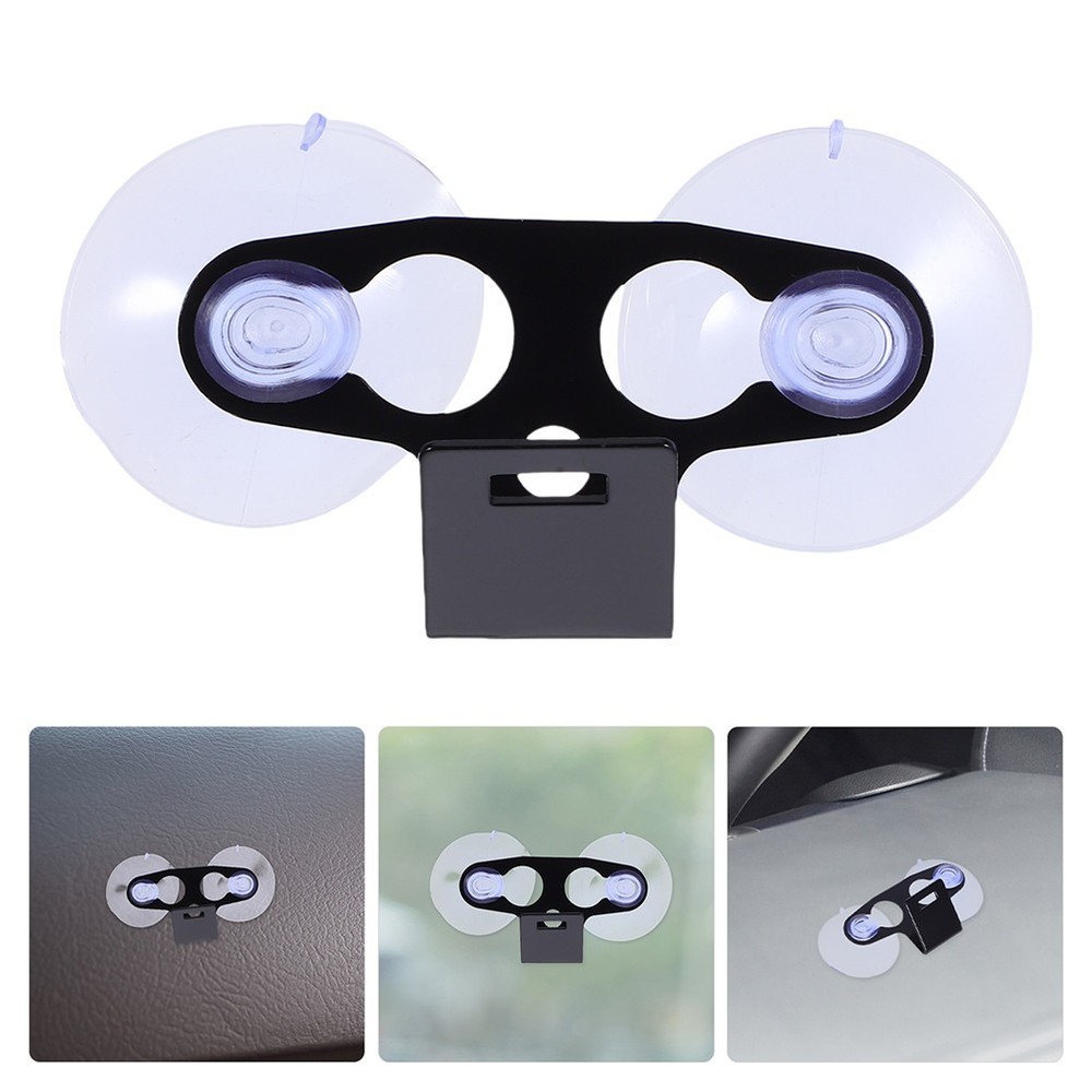 2 Pcs Plastic Car Mounting Bracket Windshield Suction