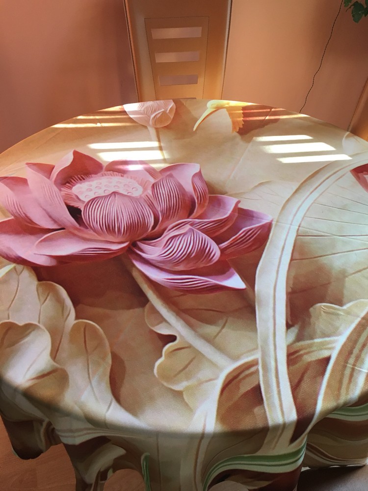 3D Round Tablecloth