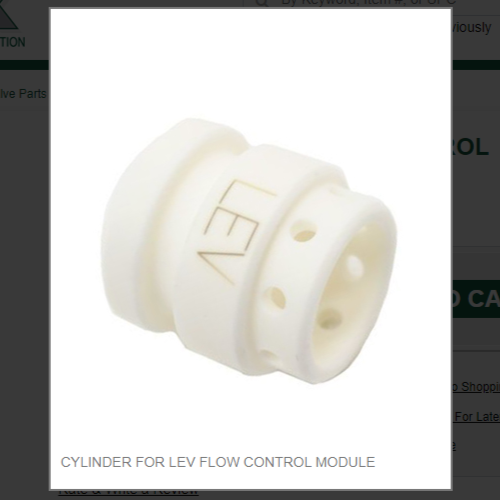 CYLINDER FOR LEV FLOW CONTROL MODULE # 101671
