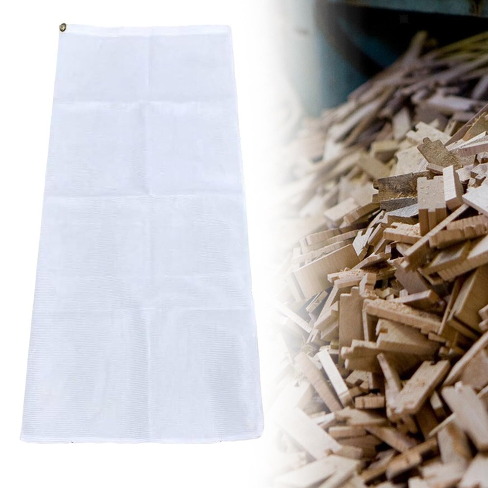 Leaf Shredder Collection Bag White 24" x 60" Leaf Branch