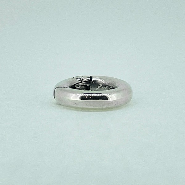 F.A.L. Sterling Silver 925 Snap Open Hook Key Ring 14mm (Small)
