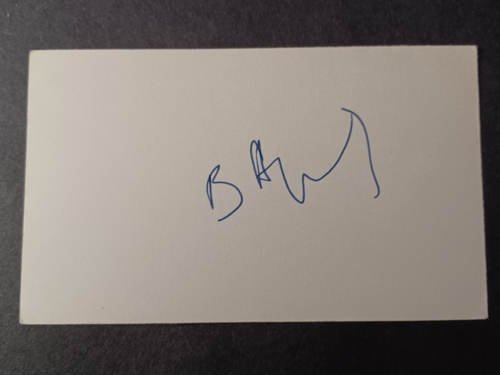 Vitali Artyushkin Signed Index Card - Ballet