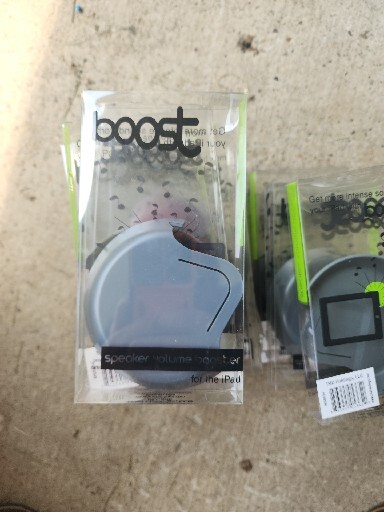 Boost Ipad speaker volume amplifier Gray