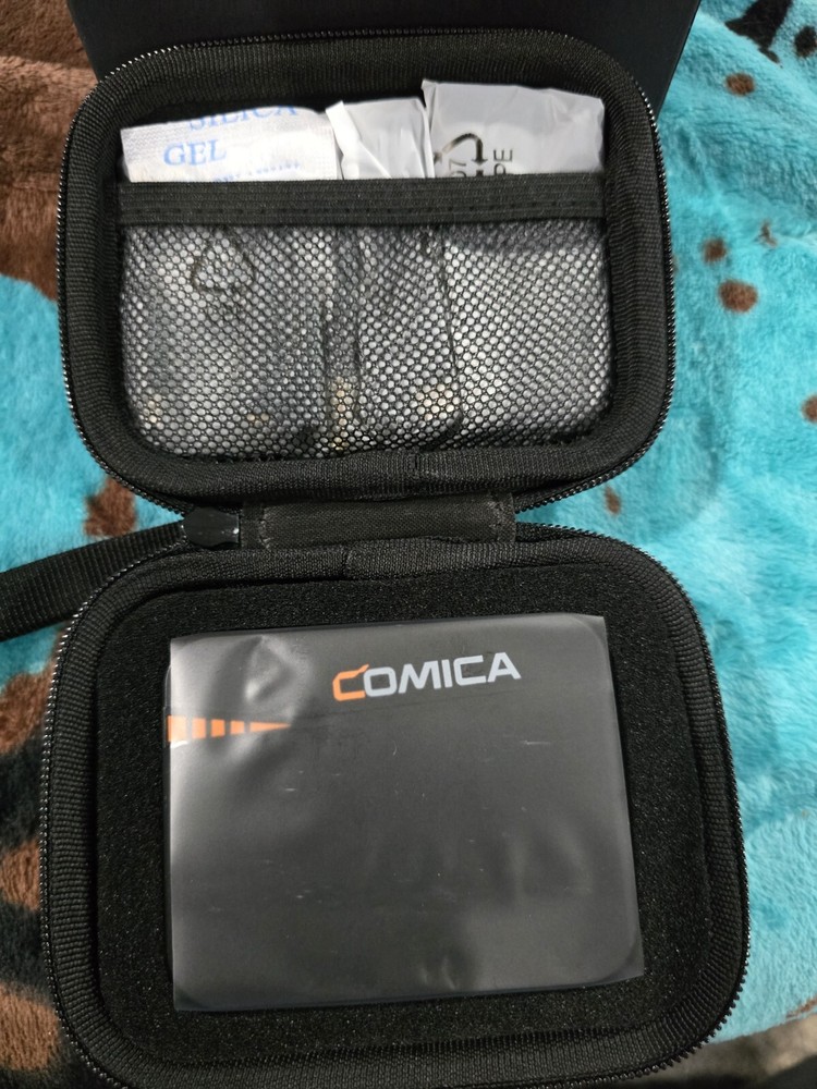 Comica Vimo C3 Wireless Lavalier Microphone Noise Cancel Mute for iPhone Camera