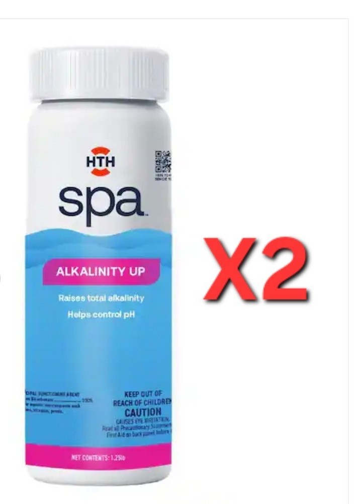 NEW HTH Alkalinity Up Controls Ph Improved Sanitization (2 Pack)