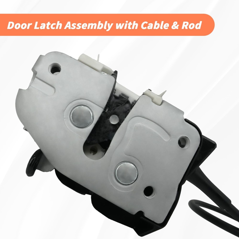 Blycorul Rear Door Latch Assembly with Cable & Rod, Right Tailgate