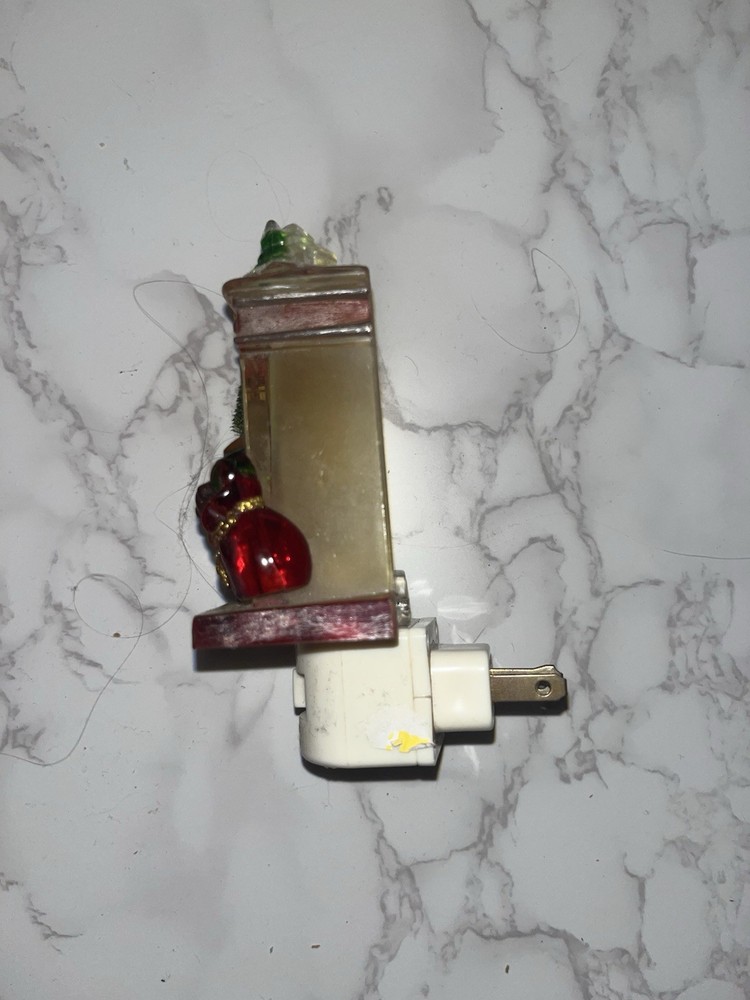 Vtg Fireplace Nightlight (tested, Working)