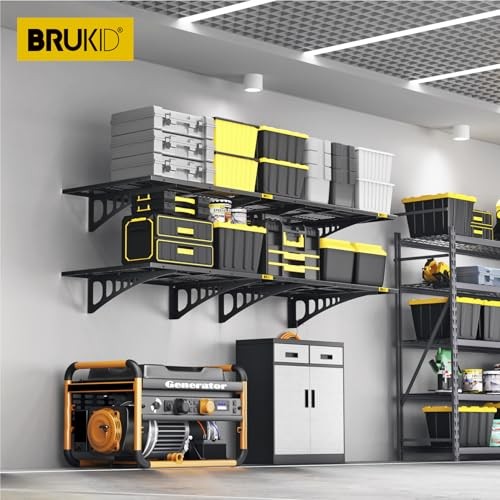 2x3ft Adjustable Rail Wall Garage Storage Shelf, for Tool Room, 2x3ft-4pack