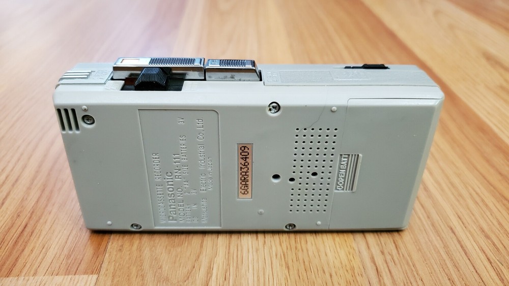 NON-WORKING Panasonic Microcassette Tape Recorder Deck Player RN-111 AS IS VAS
