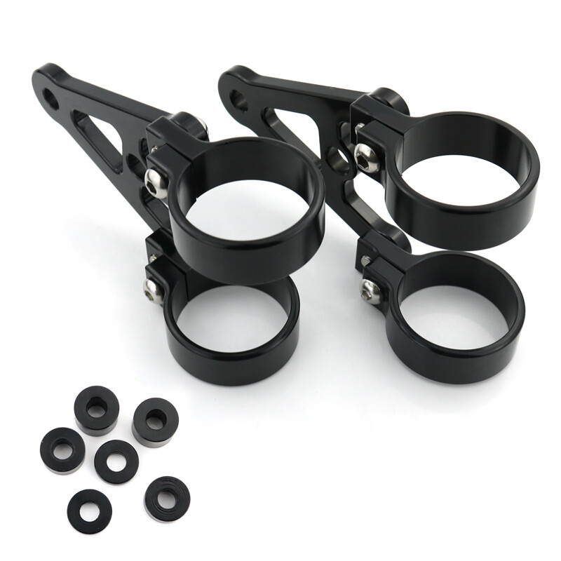 Headlight Mount Bracket Fork Head Lamp Holder Fit For 45mm Front Fork Tubes