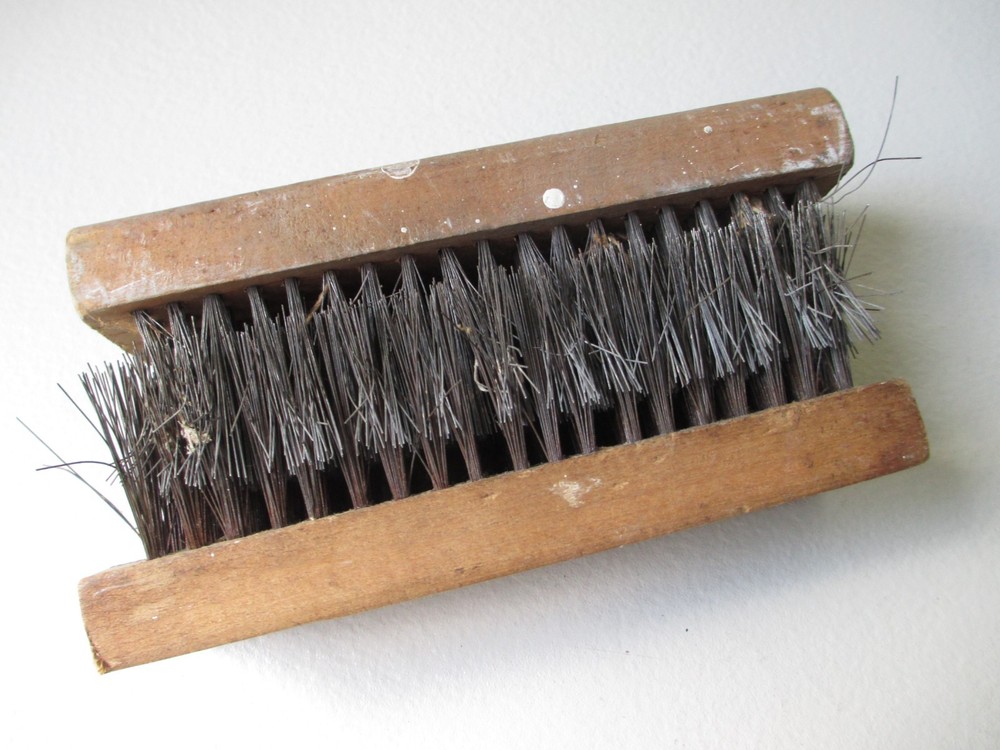 2 x Vintage USED Large Wire Brushes