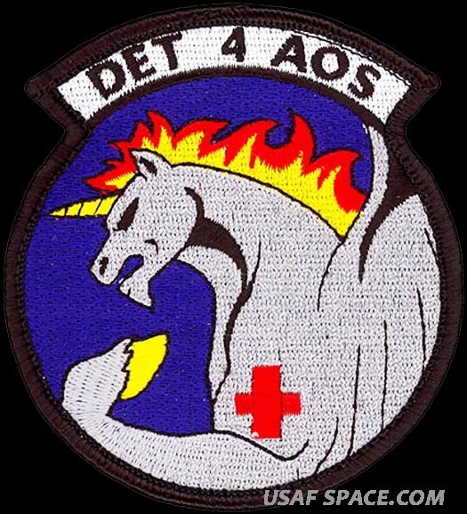 USAF 375th OPERATIONS GROUP - DETACHMENT 4 - AOS - ORIGINAL AIR FORCE PATCH