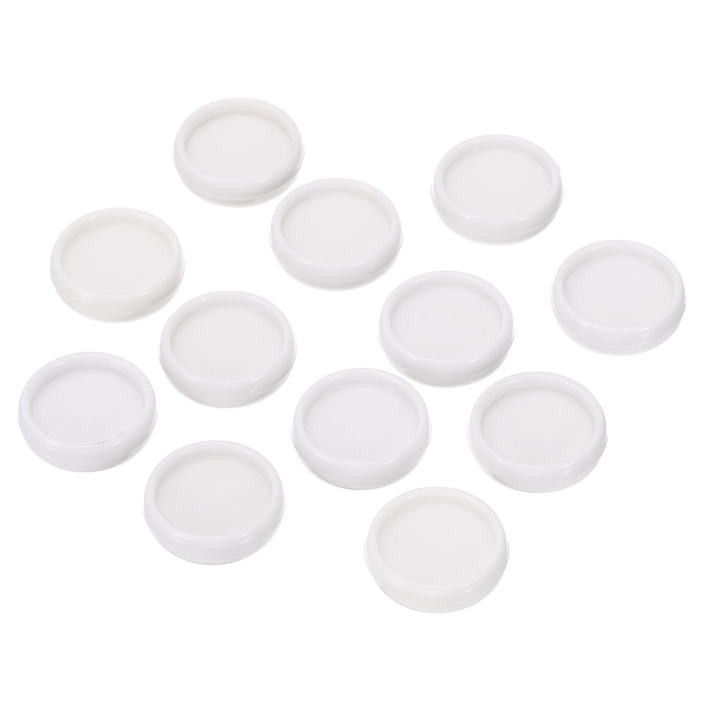 19mm Plastic Book Binding Discs, 33 Pack Discbound Expansion Discs Round, White
