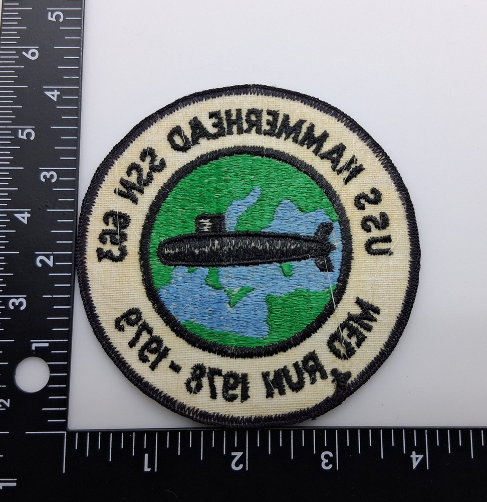 USS Hammerhead SSN-663 Med Run 1978-1979 Patch
