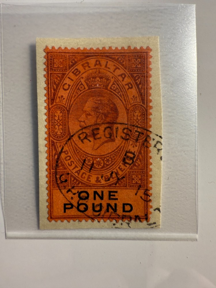 GIBRALTAR SG #85 1912-24