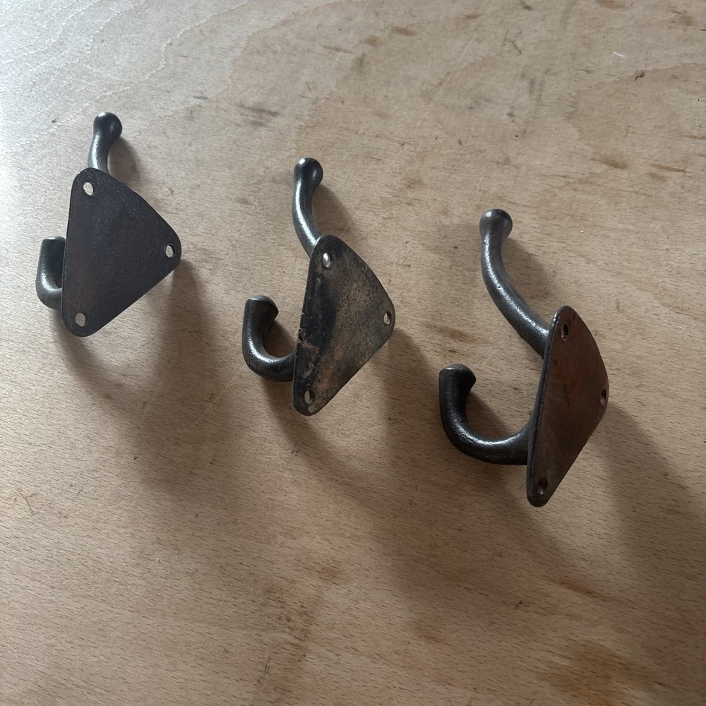 Vintage Cast Iron Coat Hooks