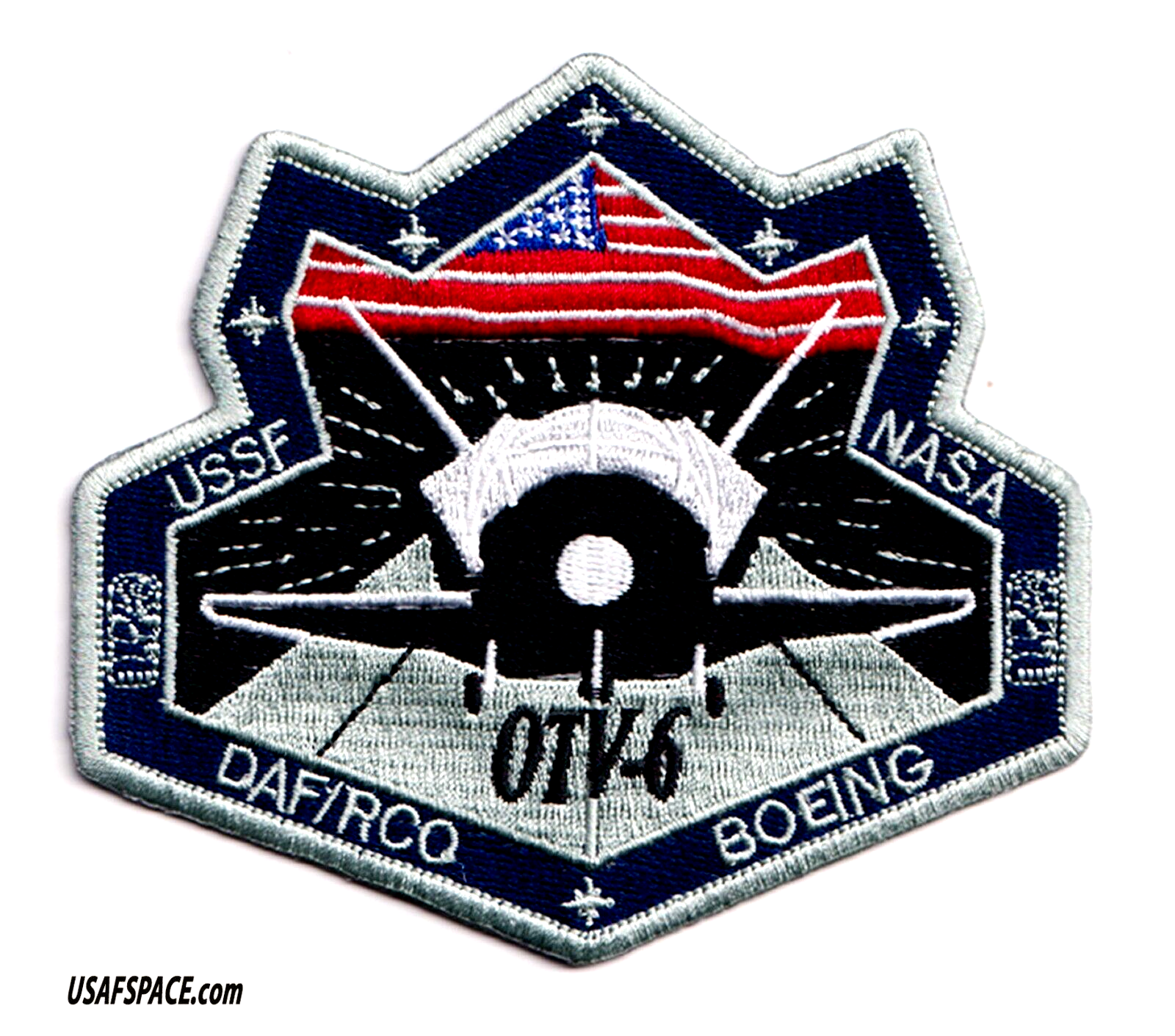 OTV-6 -X-37B- USSF-7 NASA DAF/RCO BOEING ATLAS V DOD Classified Mission PATCH