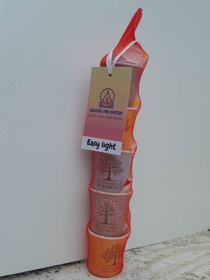 Fire Starters, Hand Crafted, Great Gift, Easy Light, 20 min. Burn