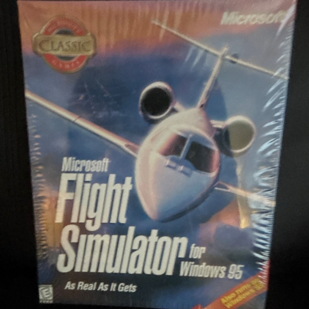 Microsoft Flight Simulator CD English Windows 95 98 Flight Simulation