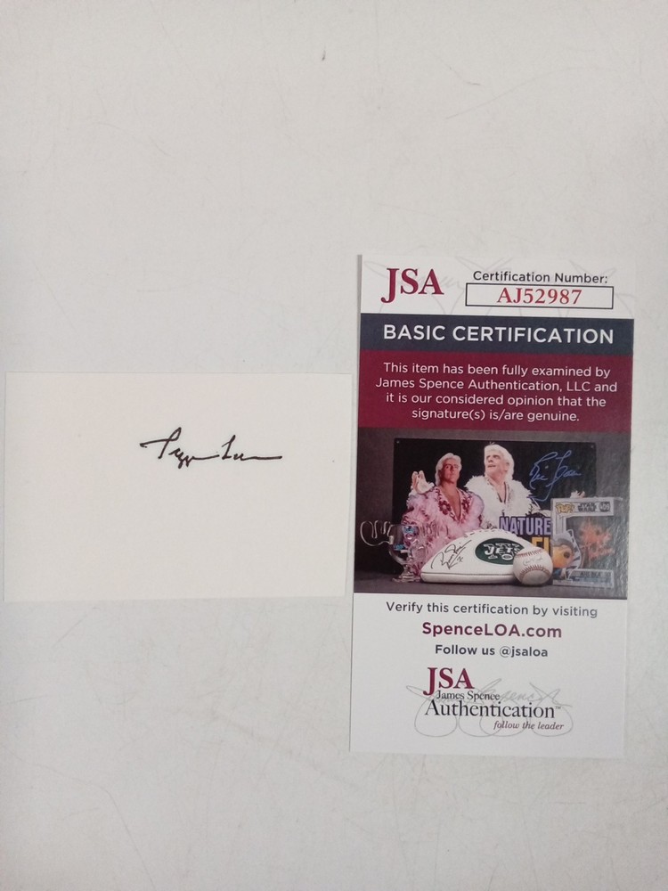 Peggy Lee American Singer Signed Cut JSA -#