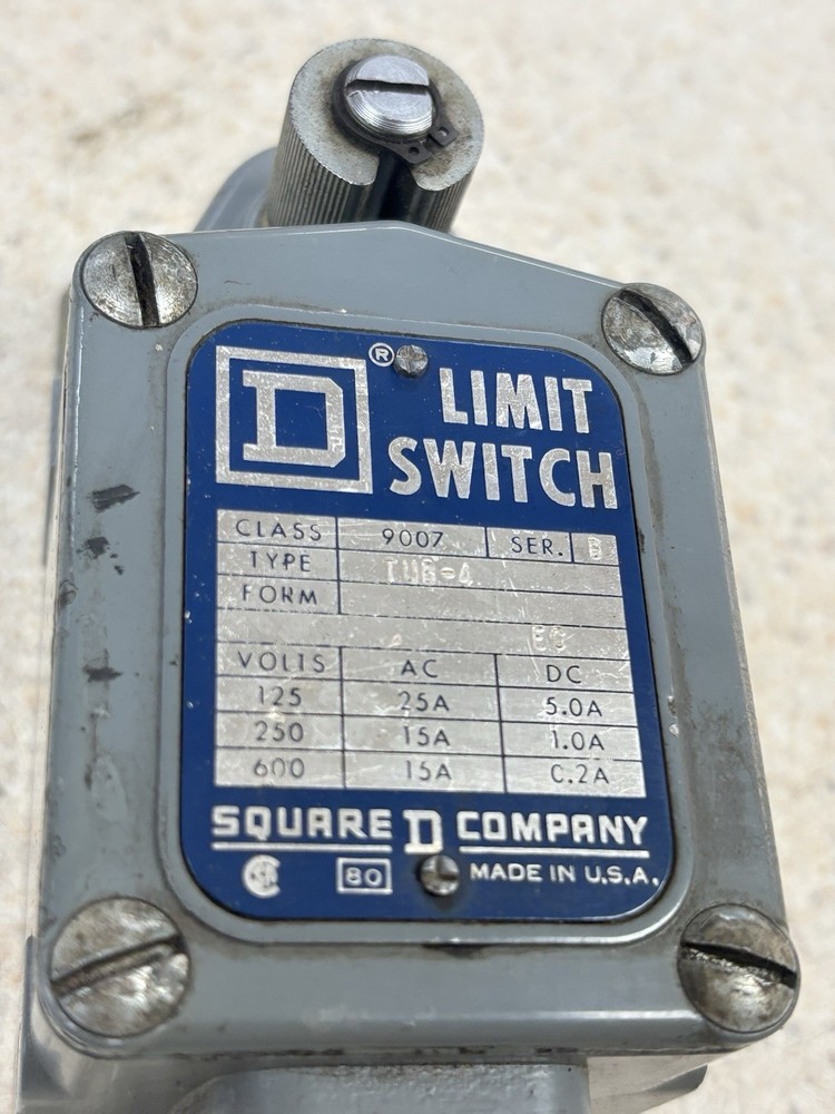 Square D 9007TUB4 Limit Switch