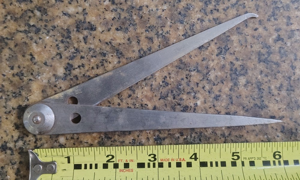 🗽 VINTAGE STARRETT 8" DIVIDER / CALIPER