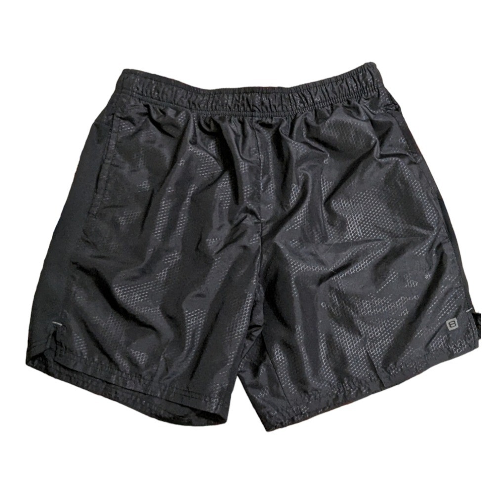 Layer 8 Qwick Dry Pull-on Black Drawstring Shorts Size  L (M308)