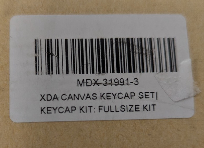 DROP + XDA Canvas Keycap Set, Fullsize Kit MDX-31991-3