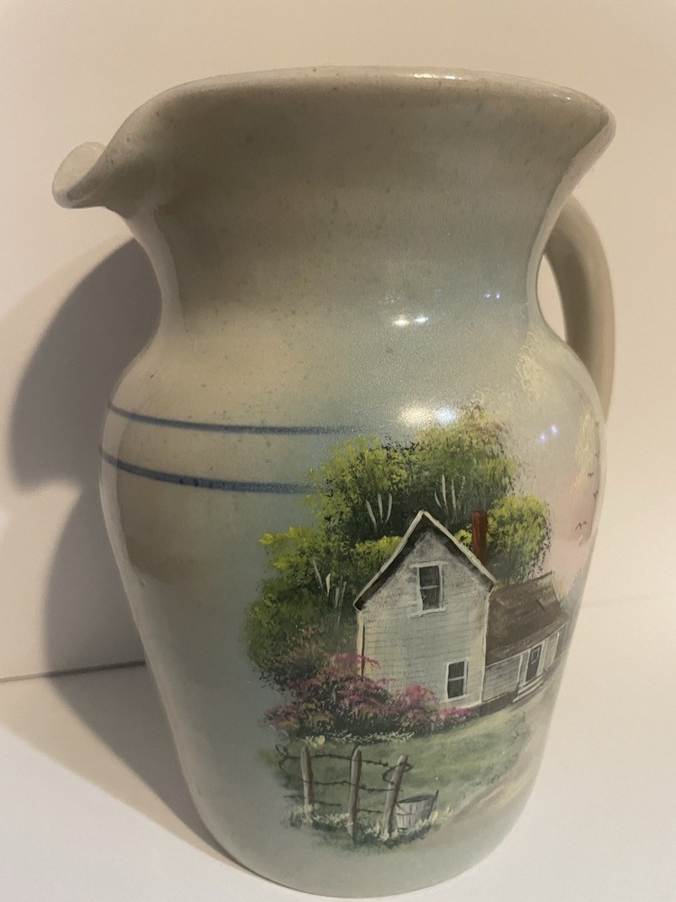 Hand Painted Pottery Picture