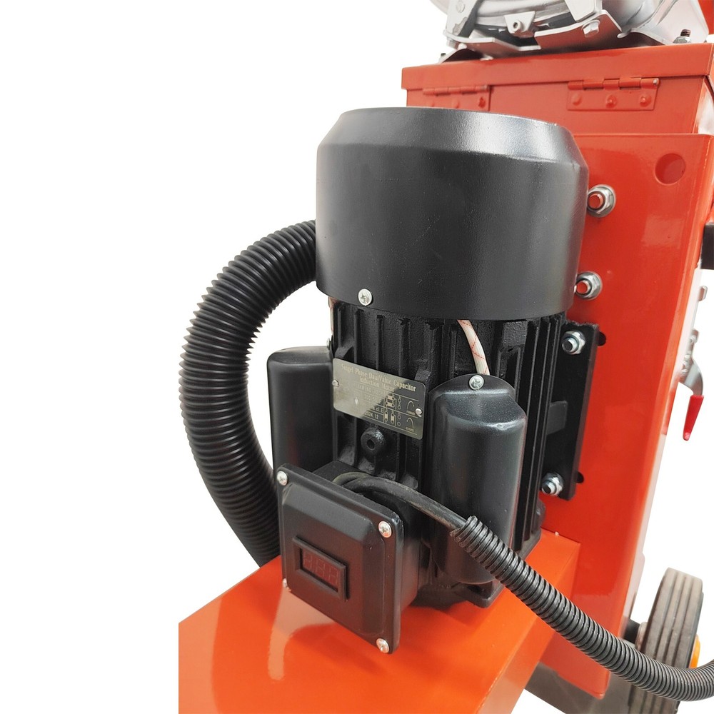 INTBUYING 220V Concrete Floor Grinder W/Triangular,Grind Plate Dust-free Working