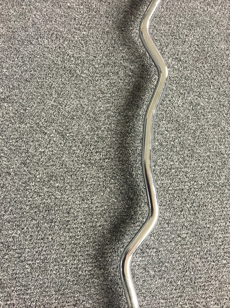Curved Weight Lifting Bar, 47 inch