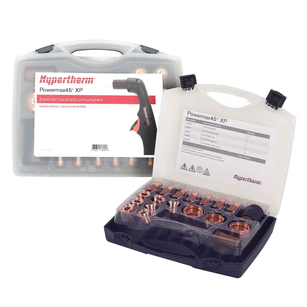 Hypertherm 851510 Consumable Kit Powermax45 XP Essential Handheld 45 A Cutting