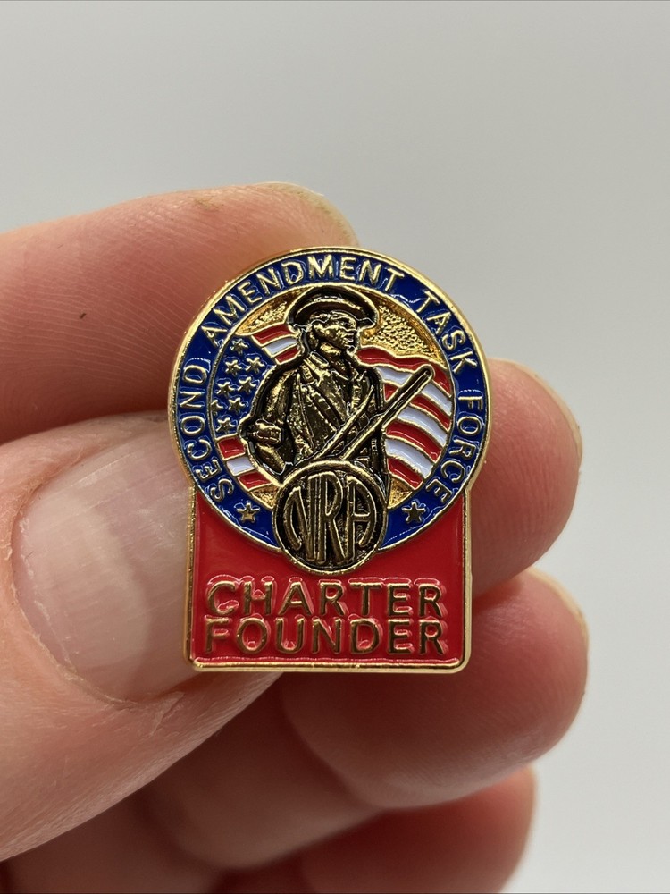 NRA Second Amendment Task Force Charter Founder Pin National Rifle Association
