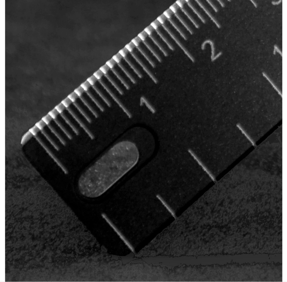 EDC Titanium Alloy Ruler Measurement Drawing Ruler Math Multi-functional Tools