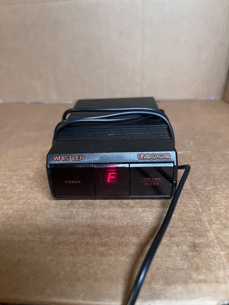 Whistler Q2002 High Performance Speed Radar Detector - Tested