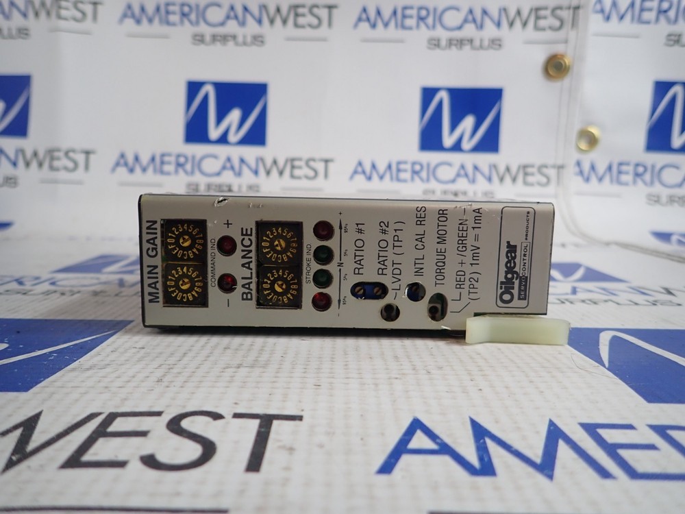 OILGEAR L404563 SERVO AMPLIFIER MODULE