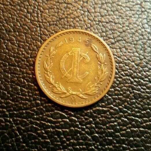 Bronze 1 Centavo Mexico 1945
