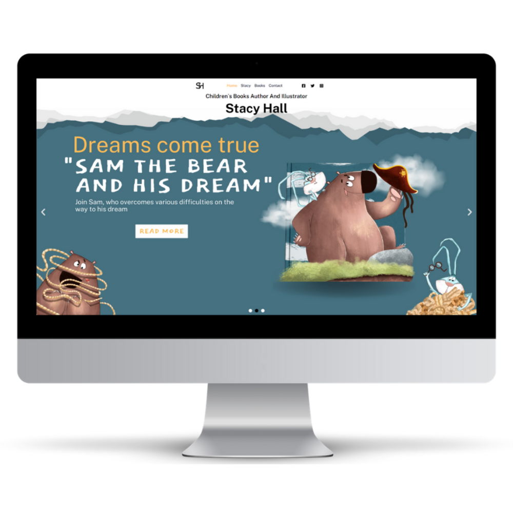 Book Editor Website Design Responsive Wordpress FREE Domain and Hosting SEO