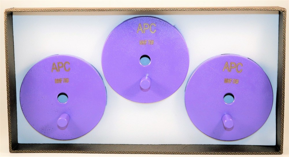 METAL-BOND DIAMOND TOOLS, 3" 10-SEGMENT - 70 GRIT