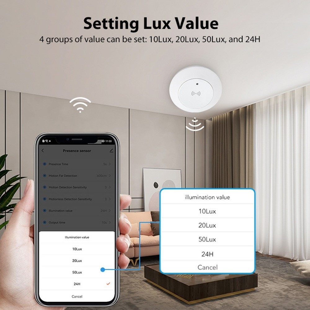 Human Presence Detection Sensor for Smart Home with For ZigBee Support