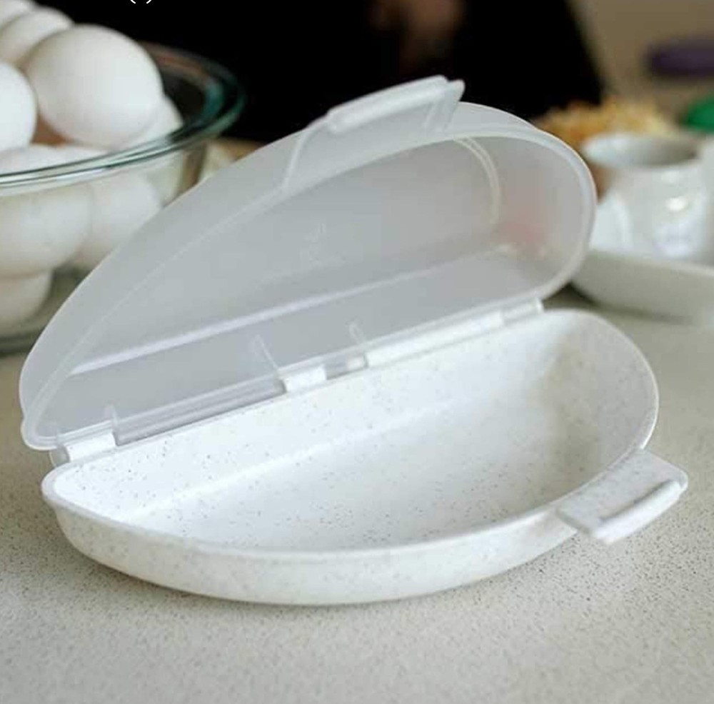 Microwave Omelet Maker, Nonstick 3-Egg Capacity, Quick & Easy Breakfast Cooke...