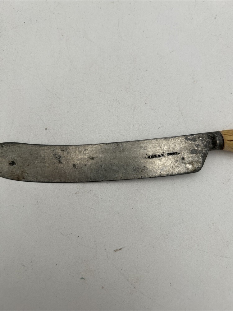 Antique Bone Handle Kitchen Knife Cutlery 8”